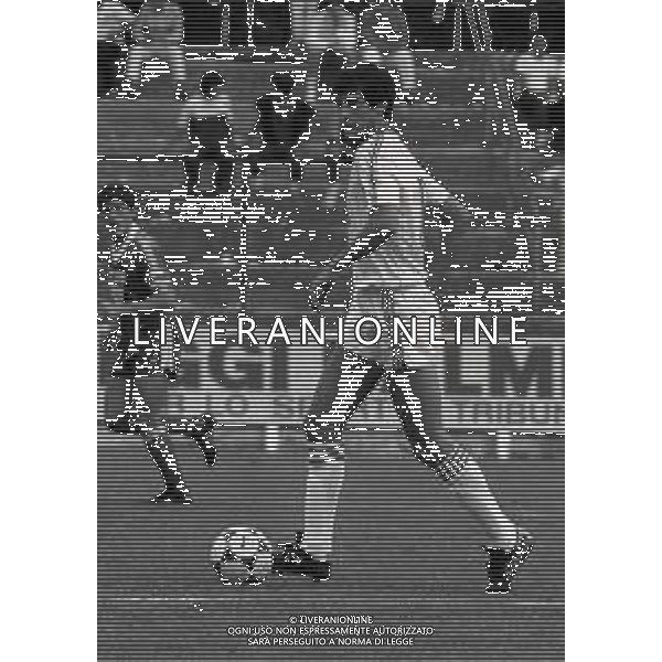 09-09-1984 MONZA COPPA ITALIA MONZA VICENZA 2-1 NELLA FOTO ANTONIO RONDON AG ALDO LIVERANI SAS