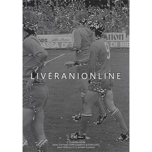 ROBERTO BETTEGA CALCIATORE CON LA MAGLIA DELLA NAZIONALE ITALIANA NEL 1978-1979 - RETROSPETTIVA NELLA FOTO CON PAOLO ROSSI DURANTE L\'ALLENAMENTO ©Archivio Giovanni Liverani/AG. ALDO LIVERANI SAS