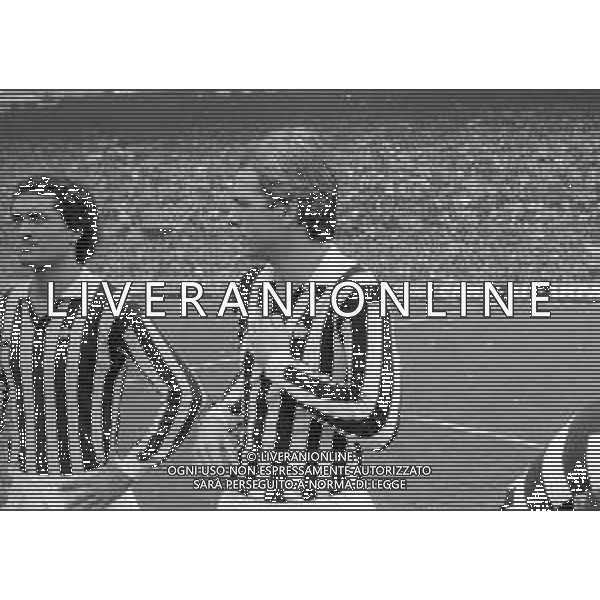 ROBERTO BETTEGA CALCIATORE - RETROSPETTIVA 1981-1982 NELLA FOTO CON LA MAGLIA DELLA JUVENTUS CON CLAUDIO GENTILE ©Archivio Giovanni Liverani/AG. ALDO LIVERANI SAS