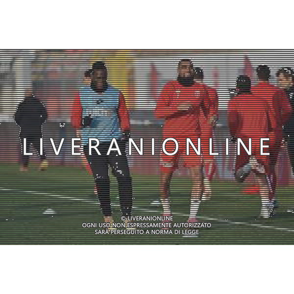 ¬© TVRG Mario Balotelli (Monza) parte titolare nella gara contro la Salernitana con Prince Boateng Monza vs Salernitana Campionato Serie BKT - 16a giornata Monza 30-12-2020 U-Power Stadium foto Roberto Garavaglia/ag. Aldo Liverani sas