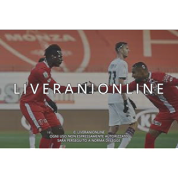 ¬© TVRG esultanza Monza dopo il gol dell\'1 a 0 di Mario Balotelli con Prince Boateng Monza vs Salernitana Campionato Serie BKT - 16a giornata Monza 30-12-2020 U-Power Stadium foto Roberto Garavaglia/ag. Aldo Liverani sas