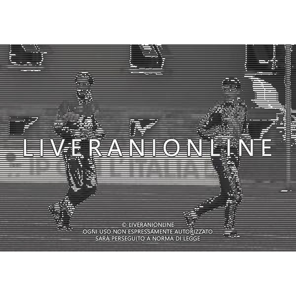 1994 COVERCIANO ALLENAMENTO NAZIONALE ITALIANA DI CALCIO NELLA FOTO SEBASTIANO ROSSI E GIANLUCA PAGLIUCA AG ALDO LIVERANI SAS