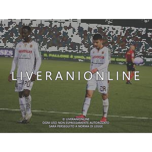 PORDENONE - REGGIANA CAMPIONATO CALCIO SERIE BKT 30.12.2020 NELLA FOTO DELUSIONE A FINE GARA - GYAMFI E CAMBIAGHI NICOLO\' ©SANTANDREA / AGENZIA ALDO LIVERANI SAS