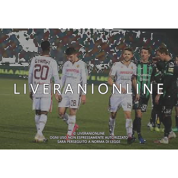 PORDENONE - REGGIANA CAMPIONATO CALCIO SERIE BKT 30.12.2020 NELLA FOTO DELUSIONE A FINE GARA - GYAMFI E CAMBIAGHI NICOLO\' E PROTESTE DI ANDREA COSTA ©SANTANDREA / AGENZIA ALDO LIVERANI SAS