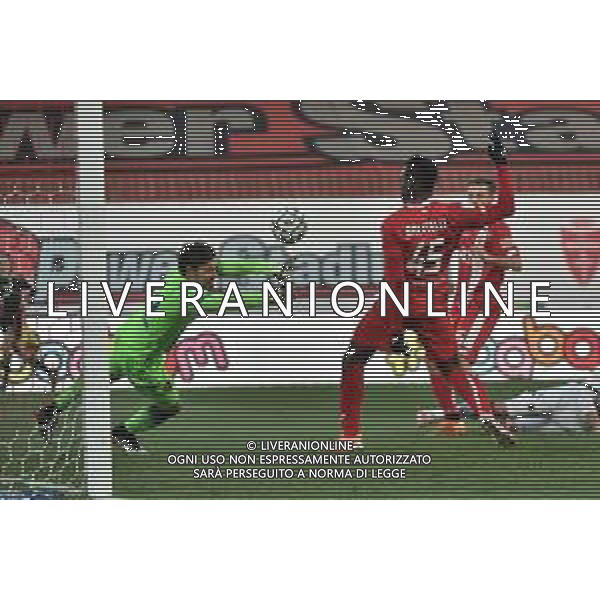 ¬© TVRG Mario Balotelli (Monza) segna il gol del possibile 2 a 0 ma l\'arbitro annulla la rete Monza vs Salernitana Campionato Serie BKT - 16a giornata Monza 30-12-2020 U-Power Stadium foto Roberto Garavaglia/ag. Aldo Liverani sas