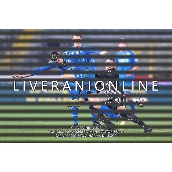 Lisa Guglielmi/LM - Empoli FC vs Ascoli FC - Italian Football Championship League BKT 2020/2021 30 December 2020 - Carlo Castellani stadium, empoli, Italy Photo showing: Abdelhamid Sabiri (Ascoli) and Stefano Moreo (Empoli) @LM/Lisa Guglielmi AG ALDO LIVERANI SAS