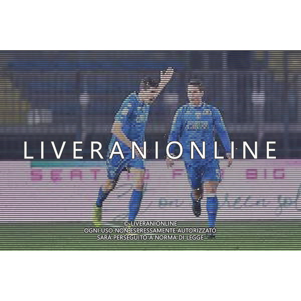 Lisa Guglielmi/LM - Empoli FC vs Ascoli FC - Italian Football Championship League BKT 2020/2021 30 December 2020 - Carlo Castellani stadium, empoli, Italy Photo showing: Stefano Moreo (Empoli) celebrates after scoring the goal @LM/Lisa Guglielmi AG ALDO LIVERANI SAS