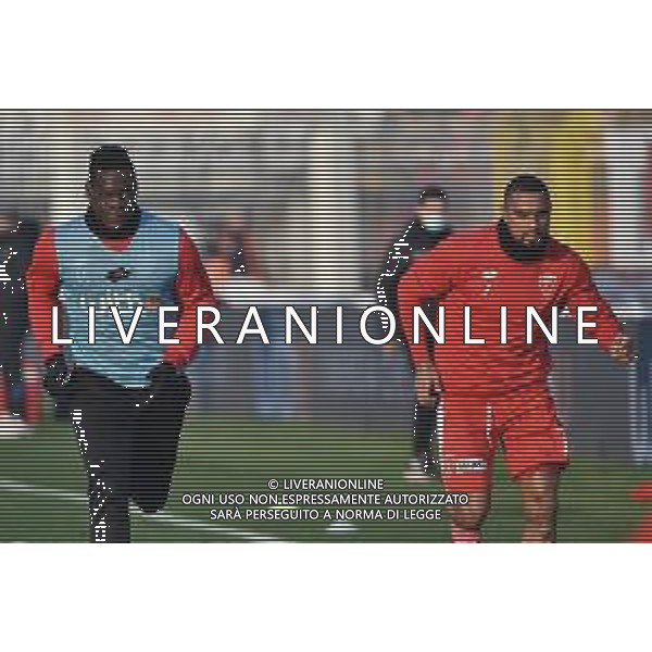 © TVRG Mario Balotelli (Monza) SX e Kevin Prince Boateng (Monza) DX Monza vs Salernitana Campionato Serie BKT - 16a giornata Monza 30-12-2020 U-Power Stadium foto Roberto Garavaglia/ag. Aldo Liverani sas