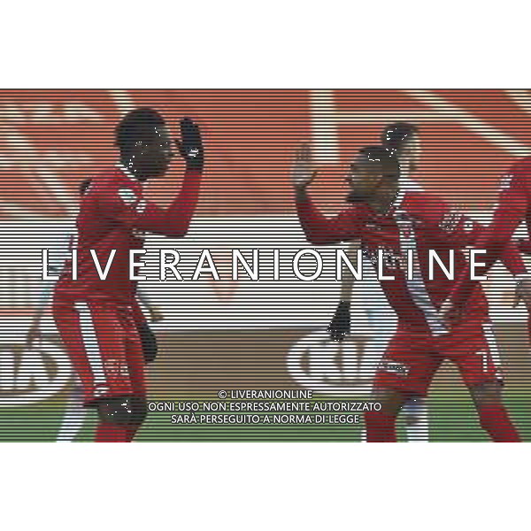 © TVRG Mario Balotelli (Monza) SX e Kevin Prince Boateng (Monza) DX Monza vs Salernitana Campionato Serie BKT - 16a giornata Monza 30-12-2020 U-Power Stadium foto Roberto Garavaglia/ag. Aldo Liverani sas