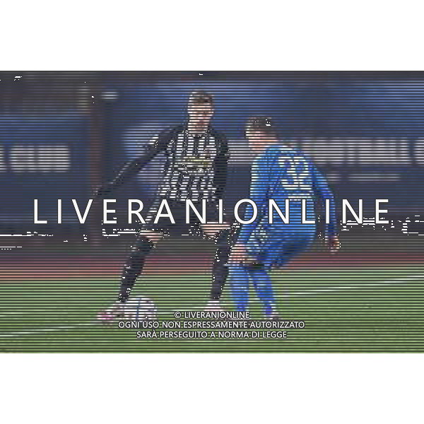 Lisa Guglielmi/LM - Empoli FC vs Ascoli FC - Italian Football Championship League BKT 2020/2021 30 December 2020 - Carlo Castellani stadium, empoli, Italy Photo showing: Gabriele Corbo (Ascoli) (Ascoli) (Ascoli) and Nicolas Haas (Empoli) @LM/Lisa Guglielmi AG ALDO LIVERANI SAS