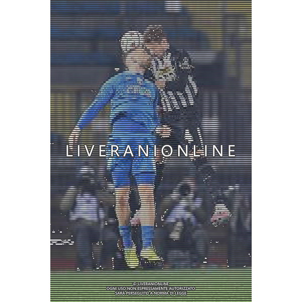 Lisa Guglielmi/LM - Empoli FC vs Ascoli FC - Italian Football Championship League BKT 2020/2021 30 December 2020 - Carlo Castellani stadium, empoli, Italy Photo showing: Andrea La Mantia (Empoli) and Gabriele Corbo (Ascoli) @LM/Lisa Guglielmi AG ALDO LIVERANI SAS