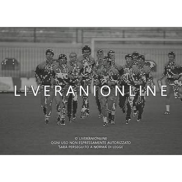 1984-1985 MILANO STADIO SAN SIRO ALLENAMENTO NAZIONALE ITALIANA DI CALCIO NELLA FOTO ALLENAMENTO NAZIONALE ITALIANA AG ALDO LIVERANI SAS