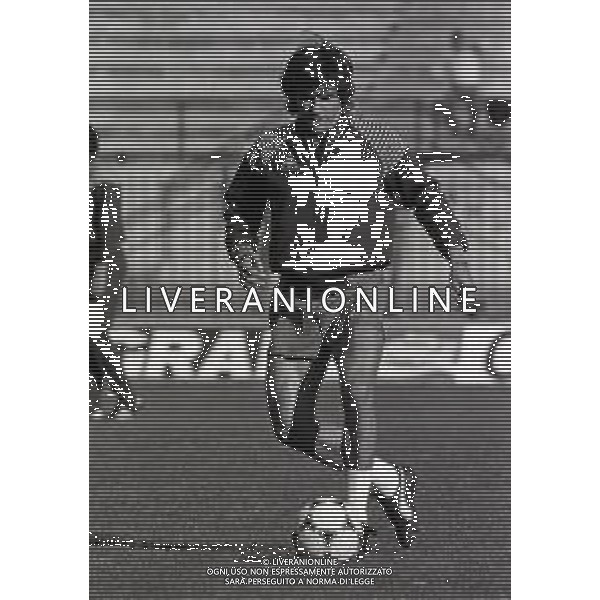 1984-1985 MILANO STADIO SAN SIRO ALLENAMENTO NAZIONALE ITALIANA DI CALCIO NELLA FOTO BRUNO CONTI AG ALDO LIVERANI SAS