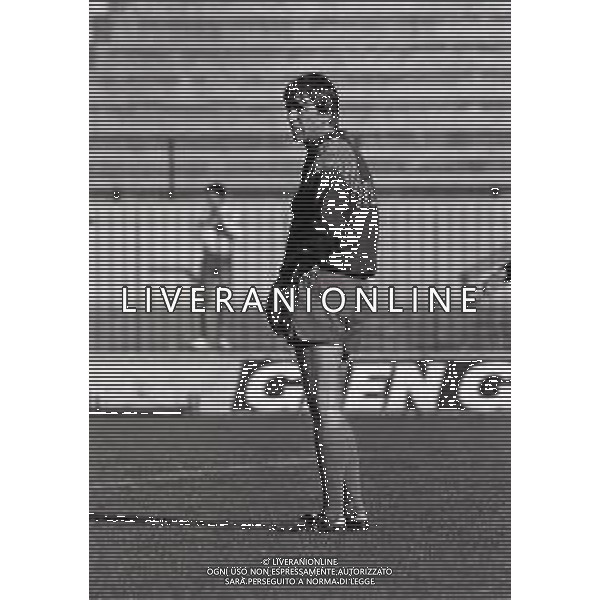 1984-1985 MILANO STADIO SAN SIRO ALLENAMENTO NAZIONALE ITALIANA DI CALCIO NELLA FOTO CESARE MALDINI AG ALDO LIVERANI SAS