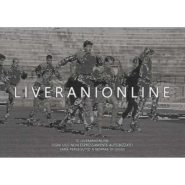 1984-1985 MILANO STADIO SAN SIRO ALLENAMENTO NAZIONALE ITALIANA DI CALCIO NELLA FOTO ALLENAMENTO NAZIONALE ITALIANA AG ALDO LIVERANI SAS