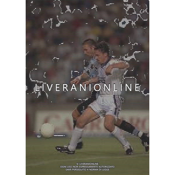 12-08-1998 TROFEO TERESA HERRERA REAL MADRID LAZIO NELLA FOTO SINISA MIHAJLOVIC E PREDRAG MIJATOVIC AG ALDO LIVERANI SAS