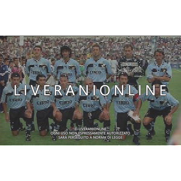 12-08-1998 TROFEO TERESA HERRERA REAL MADRID LAZIO NELLA FOTO FORMAZIONE LAZIO DA SIN. PIEDI PAOLO NEGRO-FERNANDO COUTO-SINISA MIHAJLOVIC-LUCA MARCHEGIANI-ROBERTO MANCINI SED DA SI. DEJAN STANKOVIC- SERGIO CONCEICAO-PAVEL NEDVED-IVAN DE LA PENA-GIUSEPPE FAVALLI E MARCELO SALAS AG ALDO LIVERANI SAS