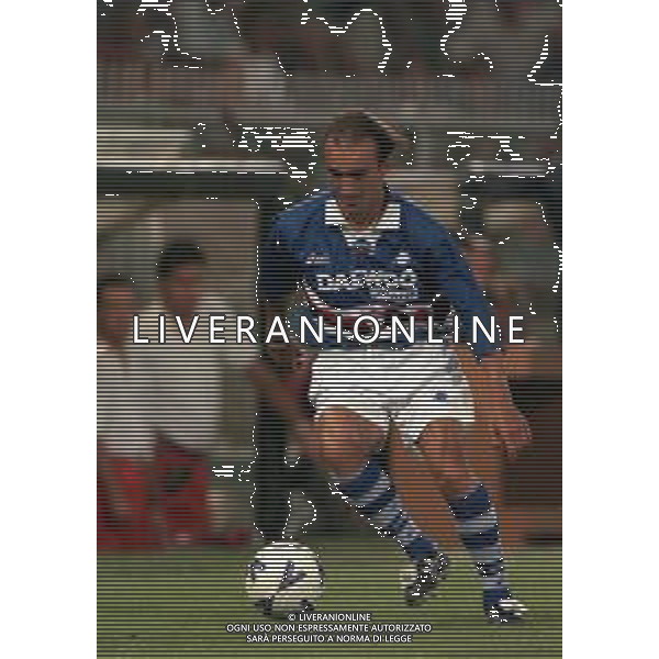 05-08-1998 GENOVA SEMIFINALE DI RITORNO COPPA INTERTOTO SAMPDORIA BOLOGNA 1-0 NELLA FOTO MARCO SGRO\' AG ALDO LIVERANI SAS