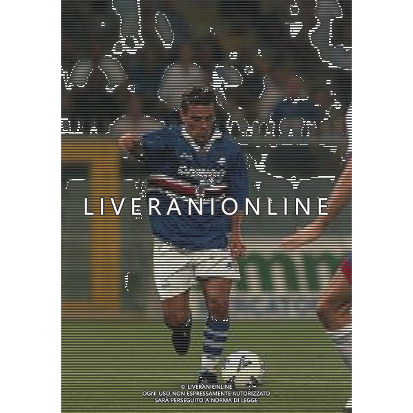 05-08-1998 GENOVA SEMIFINALE DI RITORNO COPPA INTERTOTO SAMPDORIA BOLOGNA 1-0 NELLA FOTO VINCENZO MONTELLA AG ALDO LIVERANI SAS
