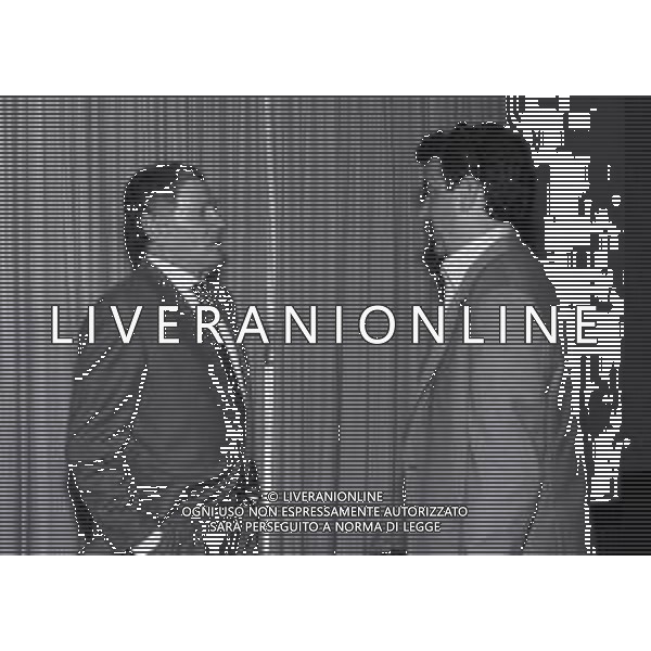 1993-1994 MILANO RIUNIONE ASSOCIAZIONE ITALIANA ALLENATORI DI CALCIO NELLA FOTO LUIGI RADICE E EMILIANO MONDONICO AG ALDO LIVERANI SAS