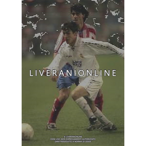 18-01-1997 MADRID CAMPIONATO DI CALCIO ATLETICO MADRID-REAL MADRID 1-4 NELLA FOTO RAUL GONZALES AG ALDO LIVERANI SAS