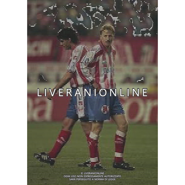 18-01-1997 MADRID CAMPIONATO DI CALCIO ATLETICO MADRID-REAL MADRID 1-4 NELLA FOTO RADEK BEJBL AG ALDO LIVERANI SAS