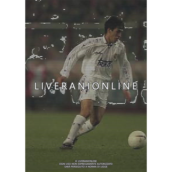 18-01-1997 MADRID CAMPIONATO DI CALCIO ATLETICO MADRID-REAL MADRID 1-4 NELLA FOTO RAUL GONZALES AG ALDO LIVERANI SAS