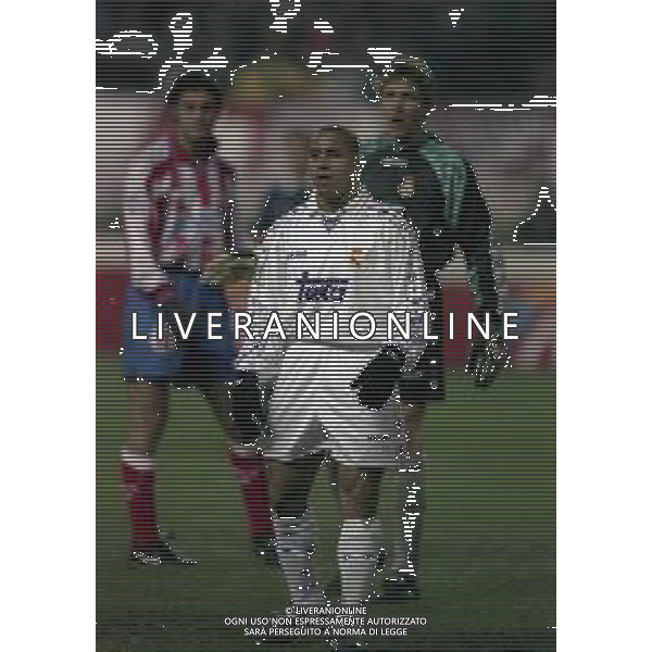 18-01-1997 MADRID CAMPIONATO DI CALCIO ATLETICO MADRID-REAL MADRID 1-4 NELLA FOTO RBERTO CARLOS AG ALDO LIVERANI SAS