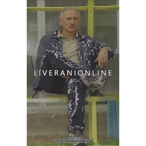 2000-2001 AMICHEVOLE SAMPDORIA CALCIO NELLA FOTO LUIGI CAGNI ALLENATORE SAMPDORIA CALCIO AG ALDO LIVERANI SAS