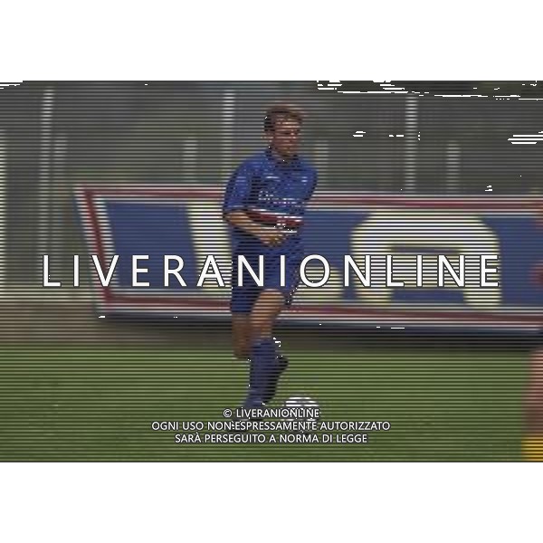 2000-2001 AMICHEVOLE SAMPDORIA CALCIO NELLA FOTO BRATISLAV ZIVKOVIC AG ALDO LIVERANI SAS