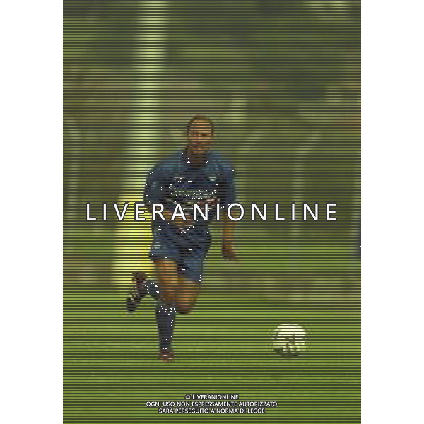 2000-2001 AMICHEVOLE SAMPDORIA CALCIO NELLA FOTO DARIO MARCOLIN AG ALDO LIVERANI SAS
