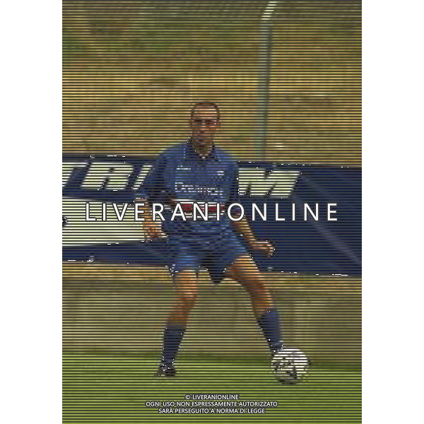 2000-2001 AMICHEVOLE SAMPDORIA CALCIO NELLA FOTO VITTORIO TOSTO AG ALDO LIVERANI SAS