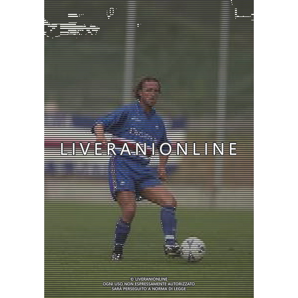 2000-2001 AMICHEVOLE SAMPDORIA CALCIO NELLA FOTO GIANPIERO MANIGHETTI AG ALDO LIVERANI SAS