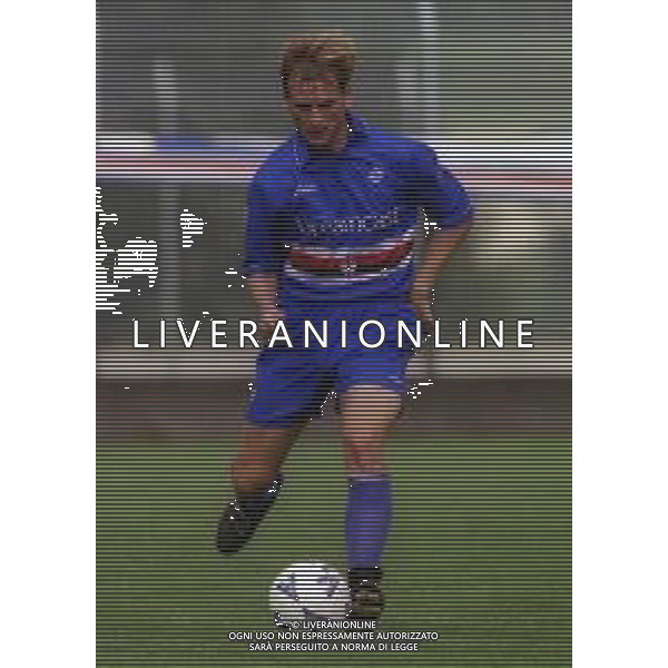 2000-2001 AMICHEVOLE SAMPDORIA CALCIO NELLA FOTO BRATISLAV ZIVKOVIC AG ALDO LIVERANI SAS