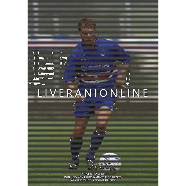 2000-2001 AMICHEVOLE SAMPDORIA CALCIO NELLA FOTO BRATISLAV ZIVKOVIC AG ALDO LIVERANI SAS