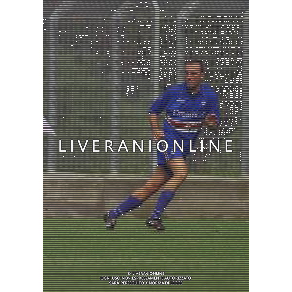 2000-2001 AMICHEVOLE SAMPDORIA CALCIO NELLA FOTO VITTORIO TOSTO AG ALDO LIVERANI SAS