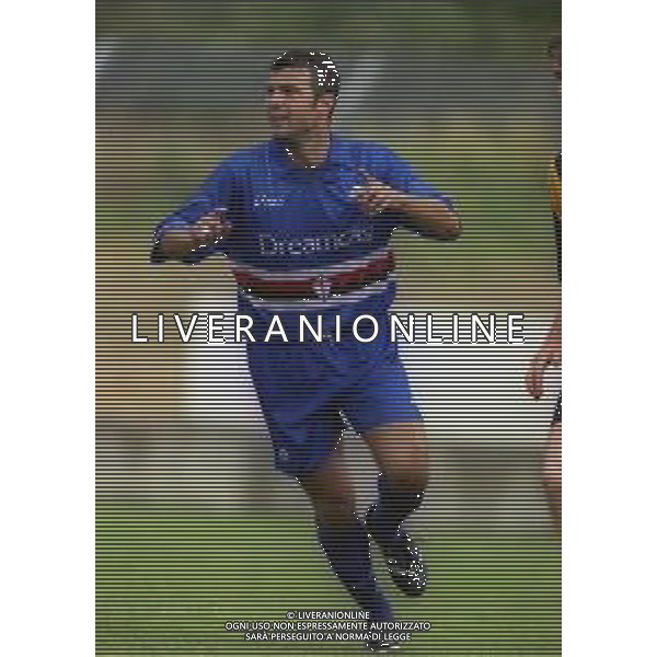2000-2001 AMICHEVOLE SAMPDORIA CALCIO NELLA FOTO ZORAN JOVICIC AG ALDO LIVERANI SAS