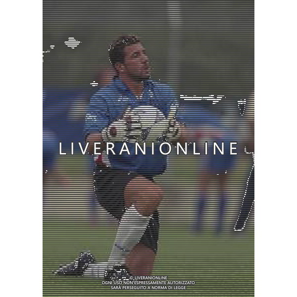 2000-2001 AMICHEVOLE SAMPDORIA CALCIO NELLA FOTO MATTEO SERENI AG ALDO LIVERANI SAS