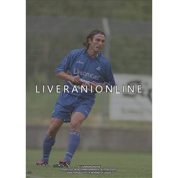 2000-2001 AMICHEVOLE SAMPDORIA CALCIO NELLA FOTO DAVIDE DIONIGI AG ALDO LIVERANI SAS