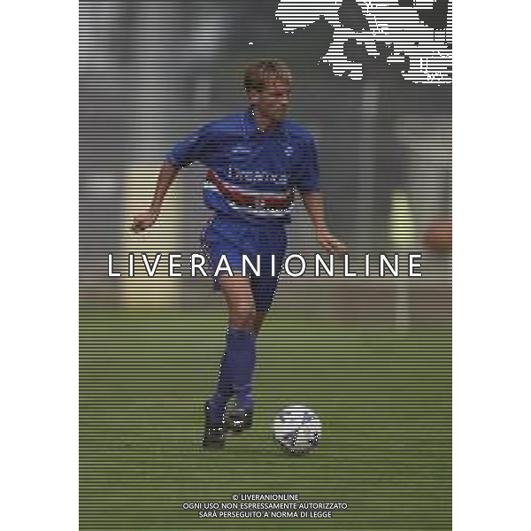 2000-2001 AMICHEVOLE SAMPDORIA CALCIO NELLA FOTO BRATISLAV ZIVKOVIC AG ALDO LIVERANI SAS