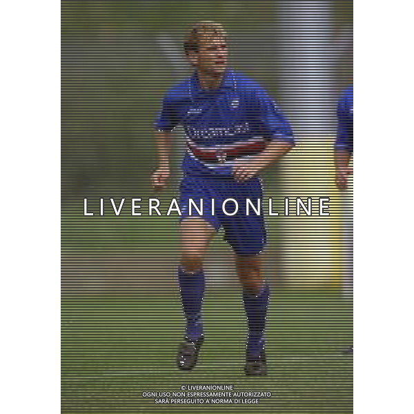 2000-2001 AMICHEVOLE SAMPDORIA CALCIO NELLA FOTO BRATISLAV ZIVKOVIC AG ALDO LIVERANI SAS