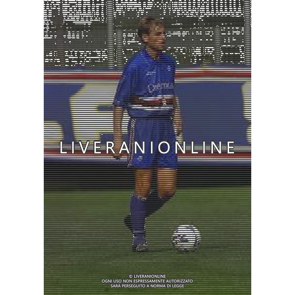 2000-2001 AMICHEVOLE SAMPDORIA CALCIO NELLA FOTO BRATISLAV ZIVKOVIC AG ALDO LIVERANI SAS