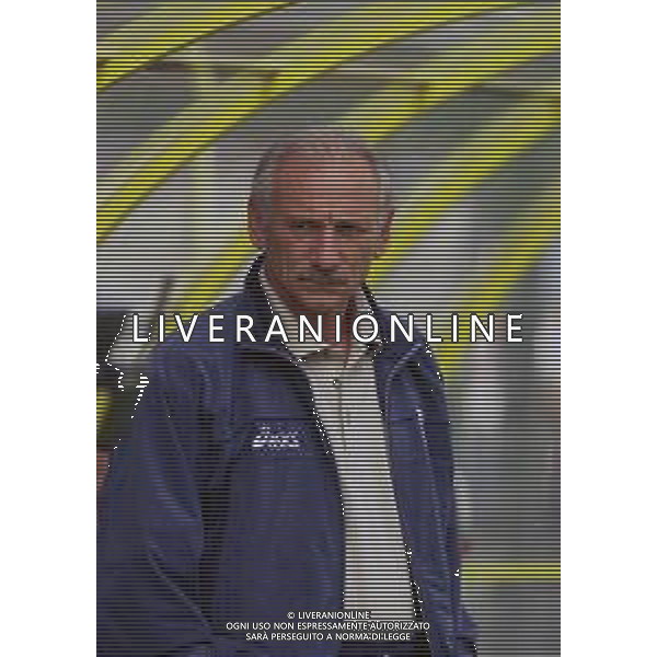 2000-2001 AMICHEVOLE SAMPDORIA CALCIO NELLA FOTO LUIGI CAGNI ALLENATORE SAMPDORIA CALCIO AG ALDO LIVERANI SAS