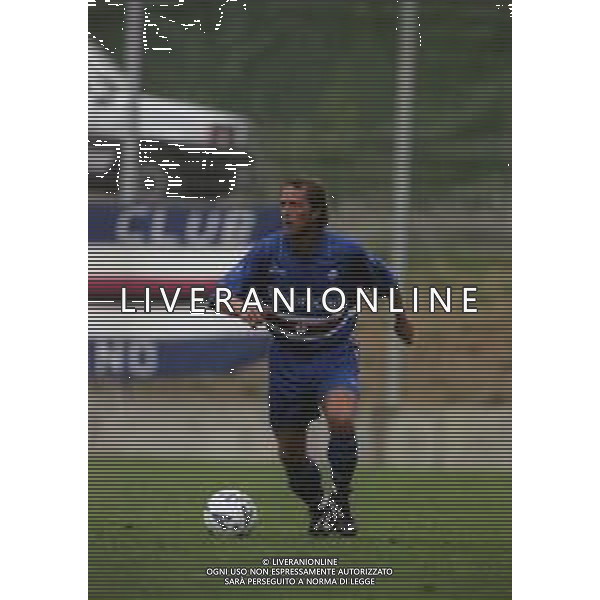 2000-2001 AMICHEVOLE SAMPDORIA CALCIO NELLA FOTO MIRKO CONTE AG ALDO LIVERANI SAS