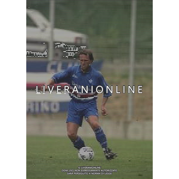 2000-2001 AMICHEVOLE SAMPDORIA CALCIO NELLA FOTO MIRKO CONTE AG ALDO LIVERANI SAS