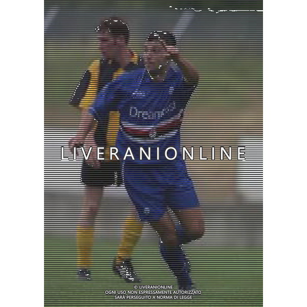 2000-2001 AMICHEVOLE SAMPDORIA CALCIO NELLA FOTO ZORAN JOVICIC AG ALDO LIVERANI SAS