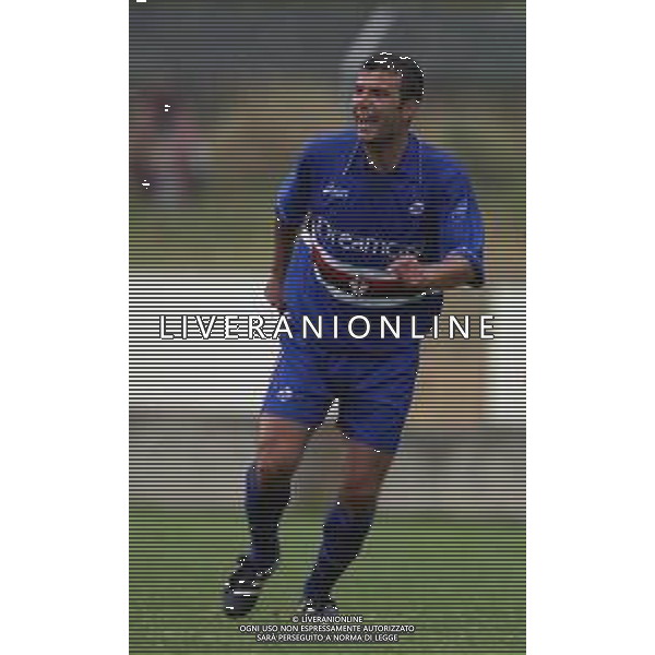 2000-2001 AMICHEVOLE SAMPDORIA CALCIO NELLA FOTO ZORAN JOVICIC AG ALDO LIVERANI SAS