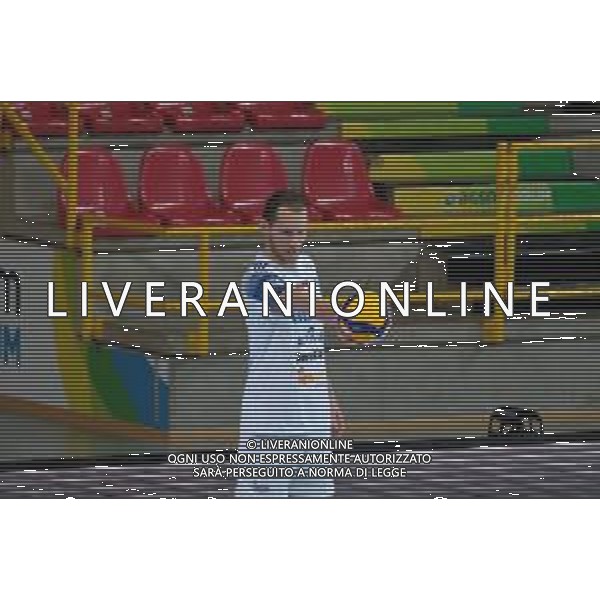 Roberto Tommasini/LM - NBV Verona vs Allianz Milano - Campionato di Volley Superlega Serie A 2020/2021 03 gennaio 2021 - Verona, Italia Nella foto: Tine Urnaut - Allianz Power Volley Milano al servizio @LM/Roberto Tommasini AG ALDO LIVERANI SAS