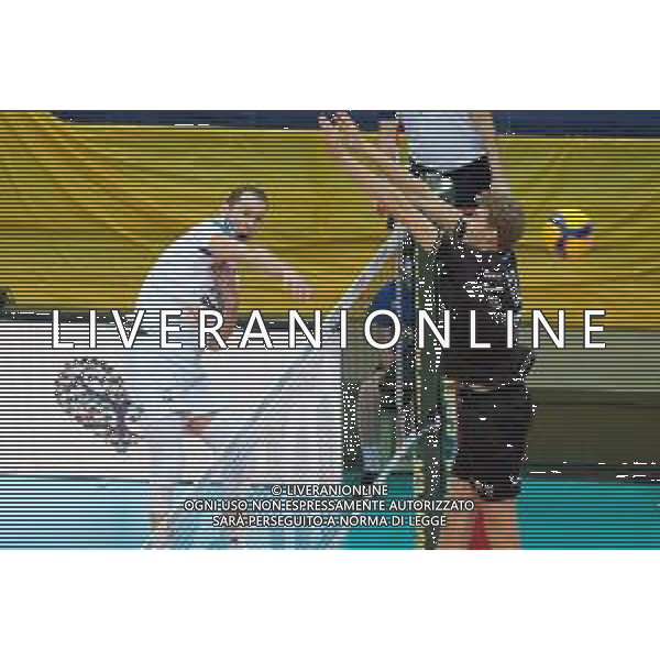 Roberto Tommasini/LM - NBV Verona vs Allianz Milano - Campionato di Volley Superlega Serie A 2020/2021 03 gennaio 2021 - Verona, Italia Nella foto: Attacco sulla diagonale di Tine Urnaut - Allianz Power Volley Milano @LM/Roberto Tommasini AG ALDO LIVERANI SAS
