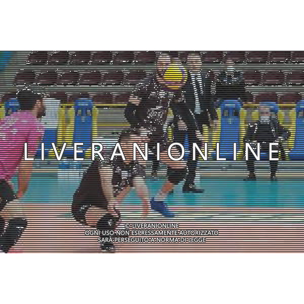 Roberto Tommasini/LM - NBV Verona vs Allianz Milano - Campionato di Volley Superlega Serie A 2020/2021 03 gennaio 2021 - Verona, Italia Nella foto: Thomas Jaeschke - NBV Verona in ricezione. @LM/Roberto Tommasini AG ALDO LIVERANI SAS